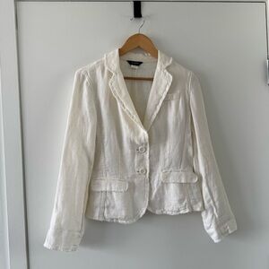 J Crew 100% Linen Jacket